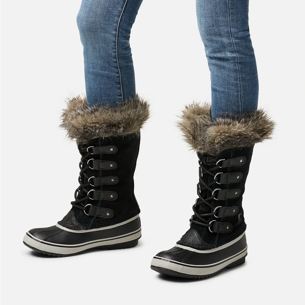 Sorel Joan of Arctic Waterproof Black Boots sz 9